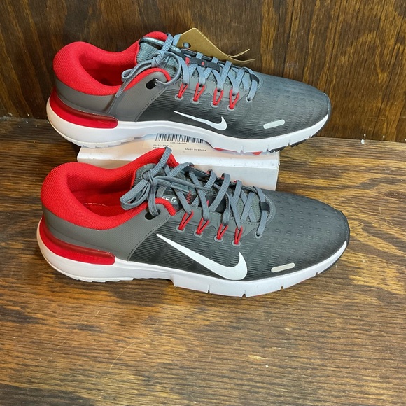 Nike Other - Nike Free Golf NN Golf Shoes FN0332-002 Grey Red White Mens Size 11.5